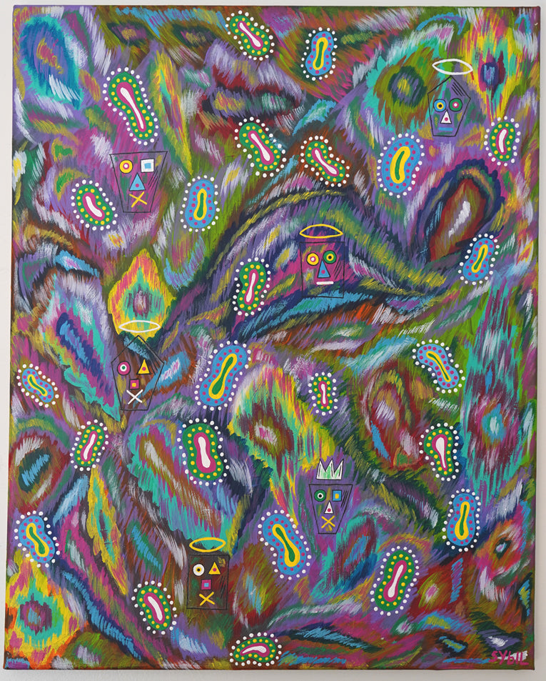 Abstract painting by Don Sybil