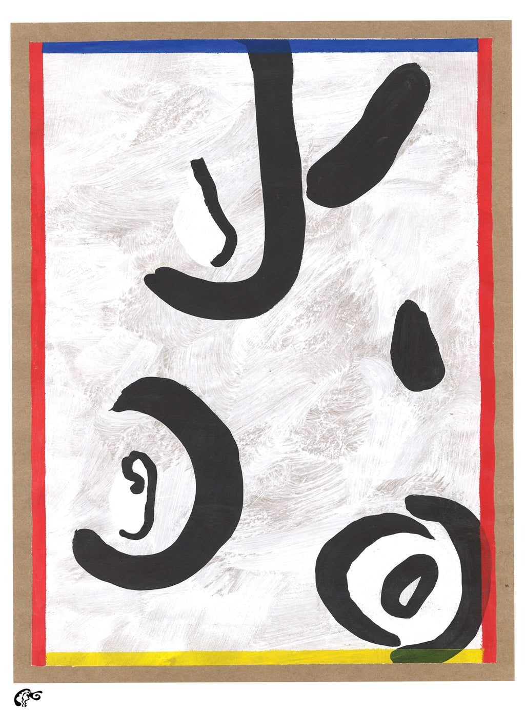 Lesny JN Felix –– Black Lines on White Pigment