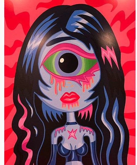 Blue Cyclops Girl - Karl Kotas