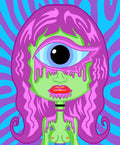 Green Cyclops Girl - Karl Kotas