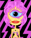 Purple Cyclops Girl - Karl Kotas
