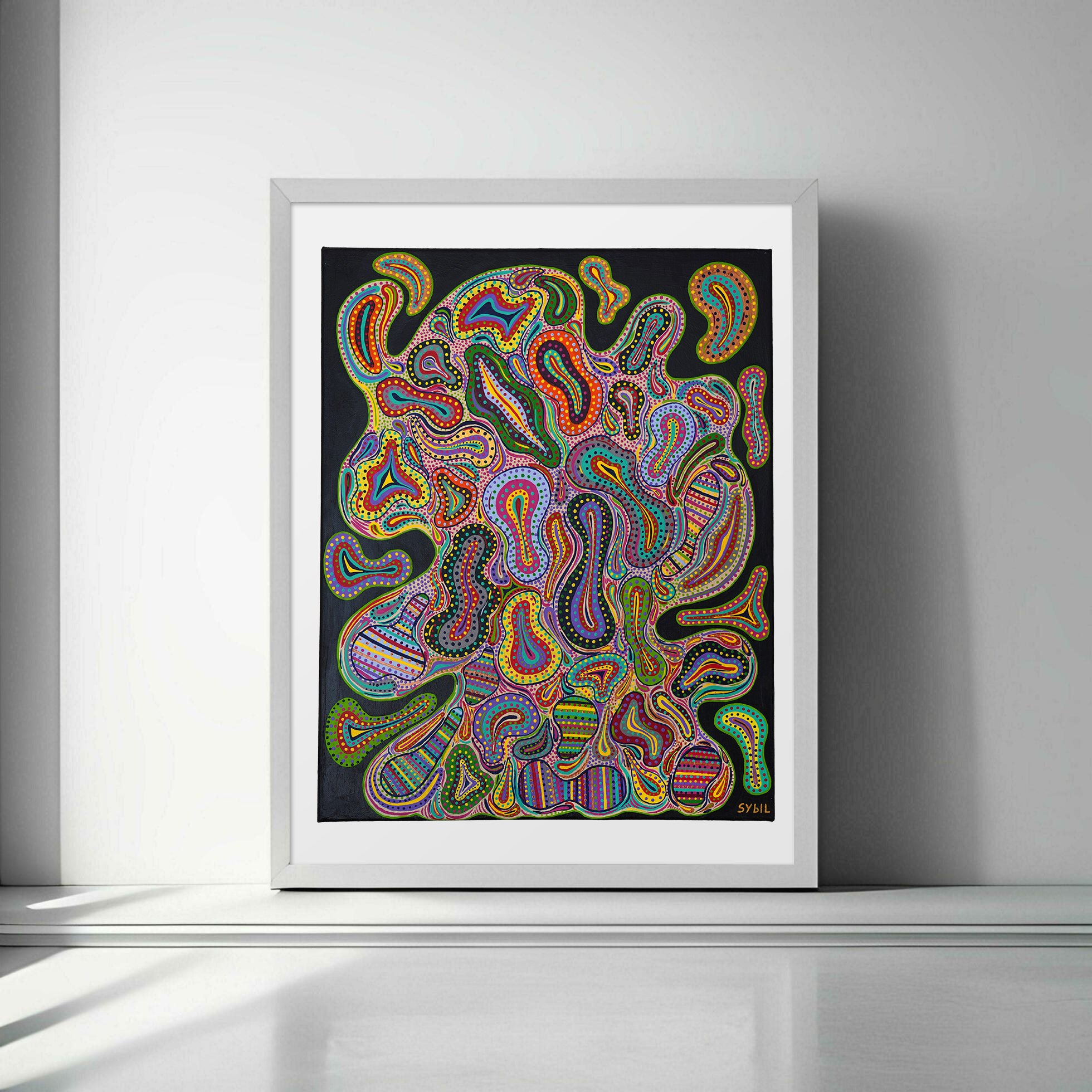 Don Sybil - Abstract on Black