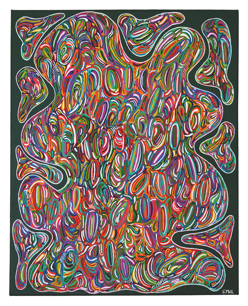 Don Sybil - Abstract on Green