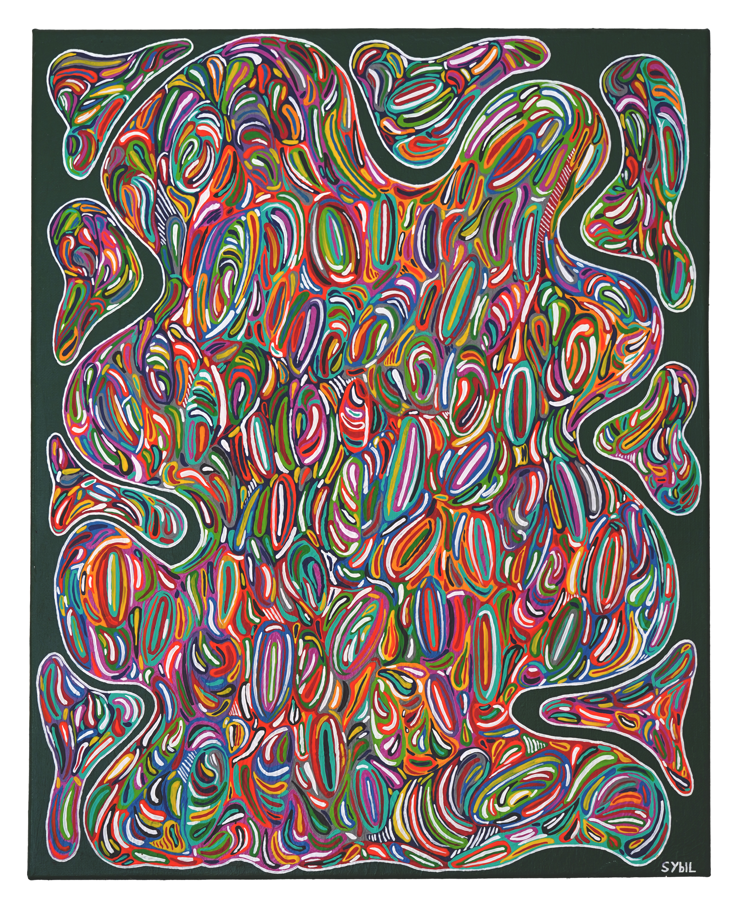 Don Sybil - Abstract on Green