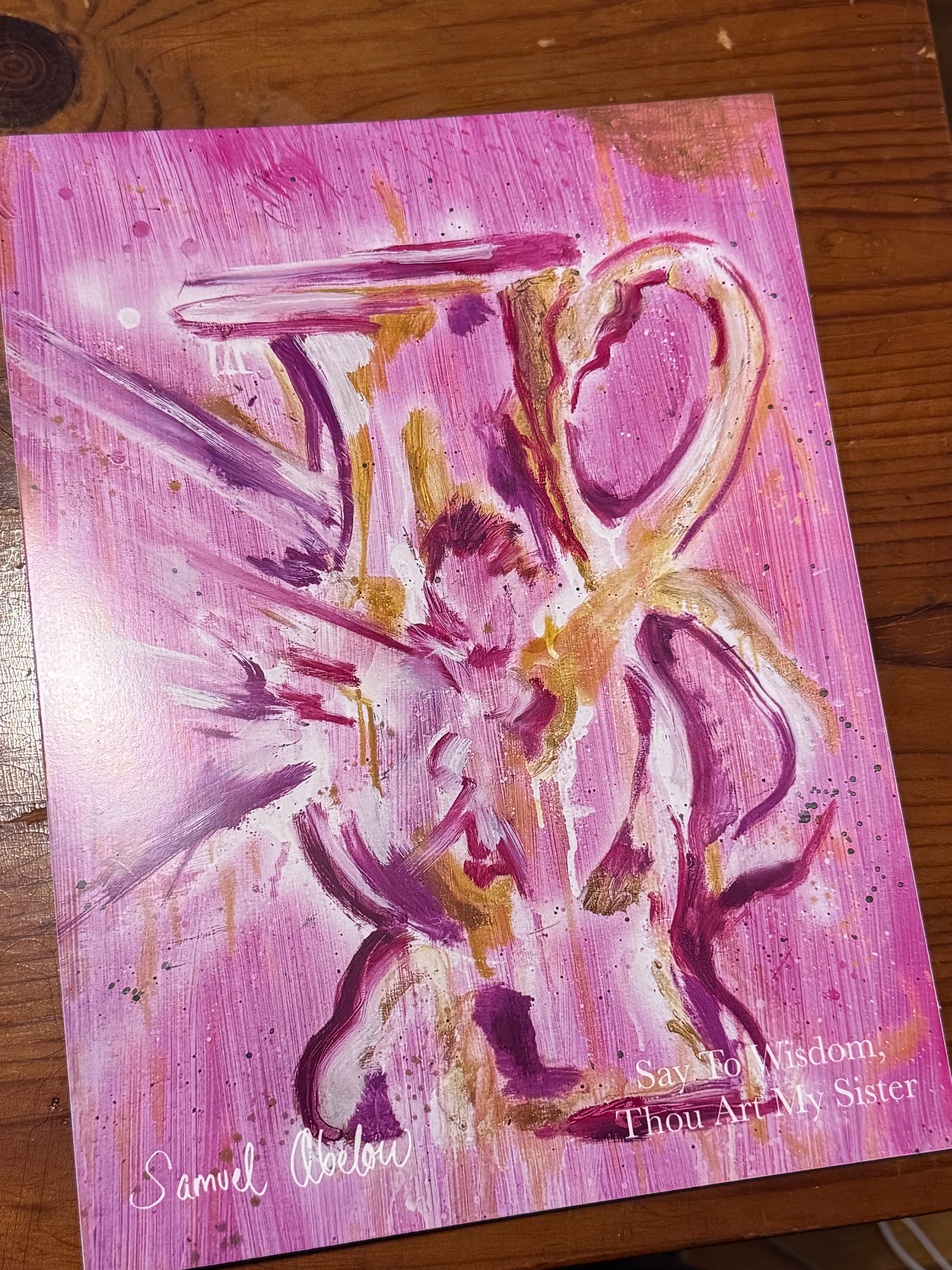 Pink Poster - Samuel Abelow