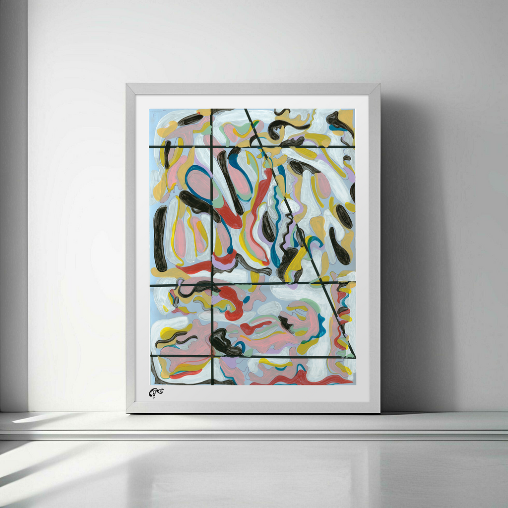 Lesny JN Felix –– Pastel Shapes on Grid