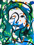 Green With Envy, 2023, painting on canvas by Arick Moriartsy