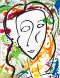 Jeune Fille, 2023, painting on canvas by Arick Moriartsy