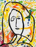 Untitled, 2023, painting on canvas by Arick Moriartsy