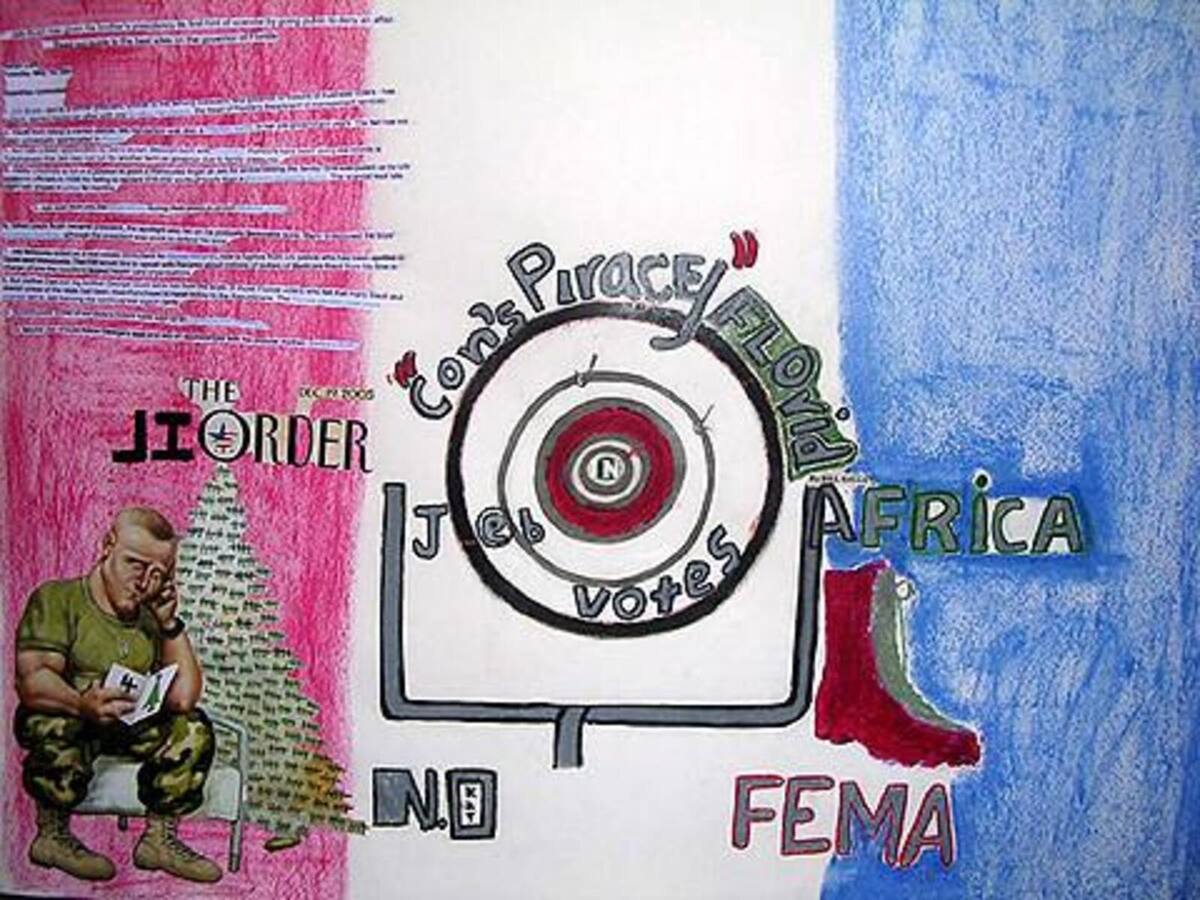 Political collage by Lesny JN Felix