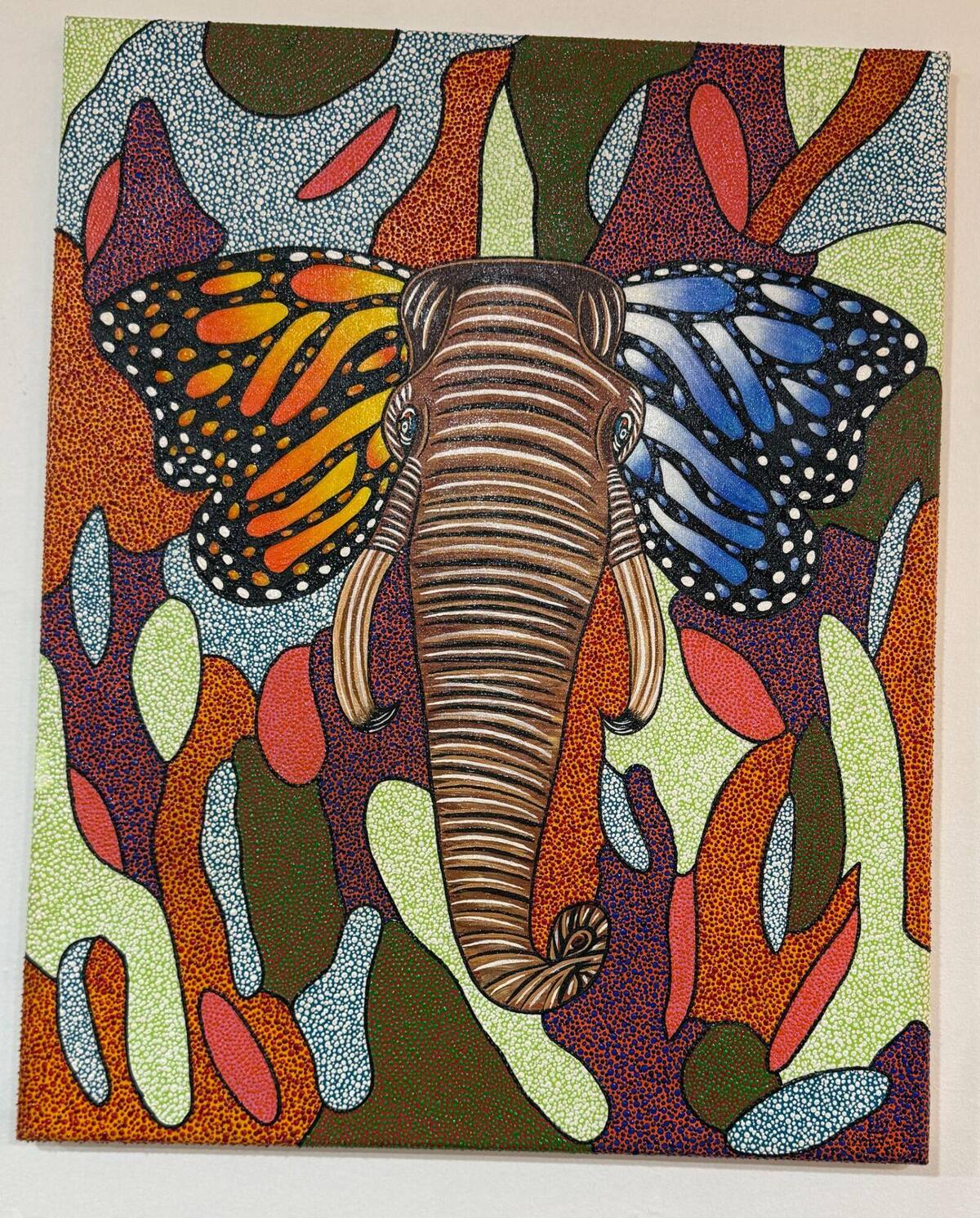 Elephant artwork by Sybil Amboise